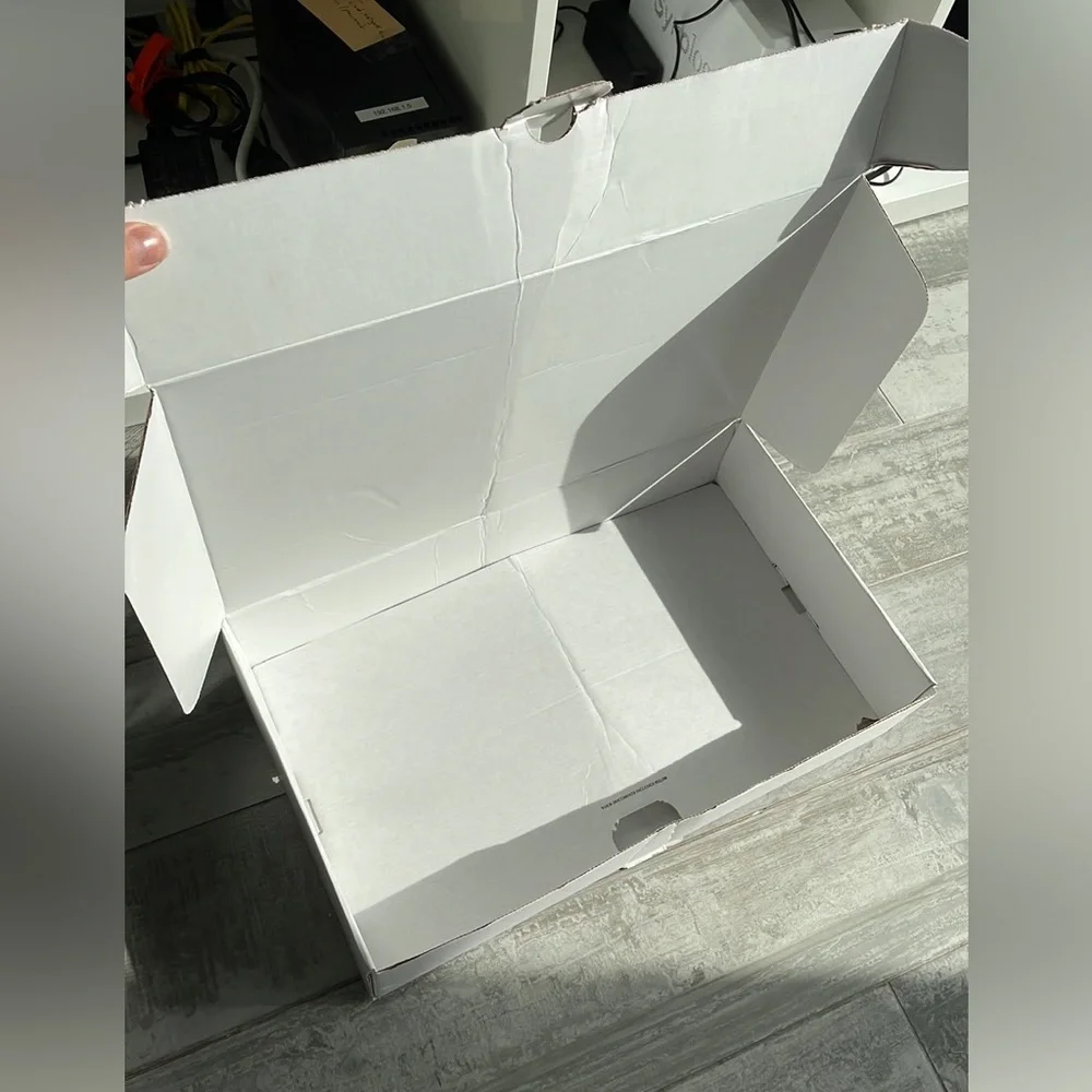 Hermes White box empty Gift Box package only